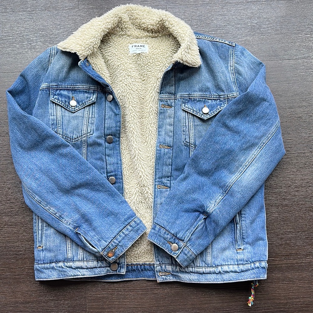 Frame Sherpa Denim Jacket
